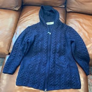 100% Merino Wool Hooded Jacket